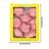 Moldes de cozimento Love Heart Heart Dia dos Namorados Presente Rosa Diy Casal Cartoon Mold Cutter Bake Molde Abs Plástico Biscoit Cook Q9C2