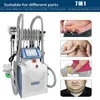 공장 7 in 1 360 ° Cryolipolysy Fete Slimming Machine 3 Cryo Handles 40K 캐비테이션 바디 RF 얼굴 RF Lipo Laser 체중 감량 Cool Sculpting Beauty Salon 장비