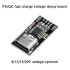 5st Type-C PD2.0 PD3.0 9V 12V 15V 20V Fastladdning Trigger Polling Detector USB Boost str￶mf￶rs￶rjnings￤ndringsmodulladdningskort