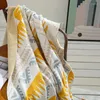 Couvertures Couverture de jet tricotée en tissu de coton pour lit et canapé Portable Soft Home Outdoor