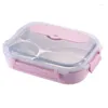 Dinnerware Sets 304 Stainless Steel Insulated Bento Kids Box Japanese Style Square For Worker 2layers Lunch Container Storage