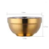 Bowls 304 Stainless Steel Bowl Personality Household Rice Instant Noodle Canteen Soup Double Insulation