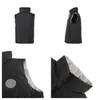 Coletes masculinos designer gilet colete canadá nova roupa ganso preto e branco cinza marrom versão correta