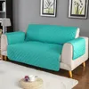 Stol täcker fast färg soffa täckningsbar avtagbar handduk armstöd soffa slipcovers hund husdjur singel/två/tre -sits