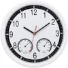 Zegary ścienne 10 -calowe temperatura i wilgotność plastikowa kreatywna zegar salon nowoczesna domowa kuchnia kuchnia