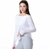 Women's T Shirts Spring Summer Yoga Top Cover Loose Skinny Long Sleeve Sports Blouse Thin Breathable Oversize Fitness