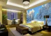 Wallpapers Custom 3D Wallpaper Walls HD Snow Scene 3 D For Any Room Background Po Abstract