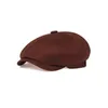 Bérets homme grande-bretagne printemps été polyvalent rétro Sboy chapeau octogonal femme automne mode plat casquettes peintre béret conducteur