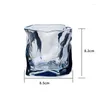 Vinglas 230 ml ins kreativa origami cup twist glas bar whisky transparent öl kaffemjölk dryck vatten muggar par present dryck