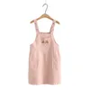 Casual Dresses Summer Pink Kawaii Strap Dress Women 2023 Söta modekläder Girls Blue Justerable Suspender Black Mini Overalls