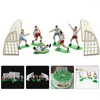 Baking Tools Soccer Cake Footballdecorations Birthday Cupcake Toppers Topper Kids Party Figurines Cakes Team Decoration Figure Picks Theme