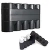 Scatole portaoggetti impermeabili in plastica nera da viaggio, 5 rotoli da 120 custodie per pellicole, 137 mm x 73 mm