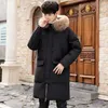 Men's Down Jacket Men Winter Trendy Handsome Young Thickening Casual Hooded Coat Clothes