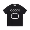 Camisetas de designer de camisetas masculinas impress￣o de pesco￧o redonda de algod￣o Anti rugas da primavera Summer Summer alta tend￪ncia de manga curta de manga curta roupas masculinas