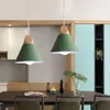 Hanglampen moderne houten bar café restaurantlamp gangpad gang woonkamer eetkamer keuken huisdecor kroonluchter licht e27 verlichting