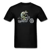 Diseños de camisetas para hombres con Biker Dillo para hombre Punk Band de manga corta Funny Motor Rider Men Clothing Offensice Cotton