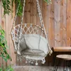 Pillow Hammock Chair S pendurar cesta de sofá -molho de jardim ao ar livre traseiro traseiro