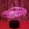 テーブルランプUSB LEDデスクランプタイプの自動車3D迅速な販売Wish Source Night Moderne