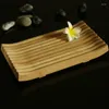 Plates Wooden Sushi Plate Dining Table Sashimi Snack Fast Box Japanese Tableware Rectangle Cooking