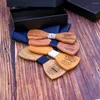 Bow Ties Wood Tie Suit Diy English Proverb Marriage Pocket Handduk Mens Accessories Knit