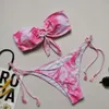 Women's Swimwear Fashion Sexy Different Models Tie-Dye Printed Strappy Split Bikini Styles Micro 40