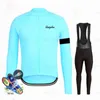 Racing Set Raphaing Team Pro Spring Cycling Jersey Set Long Sleeve Mtb Bike Wear Clothy Cykelkläder Ropa