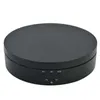 3 hastigheter Electric Rotating Display Stand Turntable Smyckeshållare Batteri/USB Power Matte