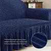 Stuhlhussen, Jacquard-Sofa-Schonbezug mit Rock, europäischer Stil, Sessel, Couch, Wohnzimmer, Möbelschutz, elastisch