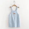 Casual Dresses Summer Pink Kawaii Strap Dress Women 2023 Söta modekläder Girls Blue Justerable Suspender Black Mini Overalls