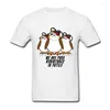 T-shirt da uomo Funny Cartoon Tee Mens Black XS-3XL Plus Size Camisetas Design Porg Shirt Stampa girocollo in cotone estivo per adulti