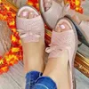 Slippers 2023 Summer Women's Wedge Sandals Orthopedic Open Toe Retro Non-slip Leather Casual Fashion Ladies Shoes