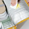 Sacs de rangement à carreaux Oxford tissu pique-nique sac déjeuner extérieur épaissi aluminium Film boîte Portable panier fourre-tout étanche