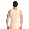 Meren lichaamshapers Haleychan Men's buikcontrole Compressie Vest mannen Shaper taille trainer korset shapewear heren bodysuit afslank