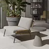 Kampmeubilair licht luxe rattan strandstoelen buiten moderne huisontwerper Villa Courtyard Garden Leisure