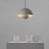 Hanglampen eenvoudig modern licht persoonlijkheid bloem eetkamer tafel slaapkamer bedkamer hangend plafond