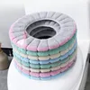 Toilet Seat Covers Winter Warm O -type Cover Washable Bathroom Pad Cushion Knitting Warmer Closestool Mat Portable Washed