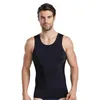 Meren lichaamshapers Haleychan Men's buikcontrole Compressie Vest mannen Shaper taille trainer korset shapewear heren bodysuit afslank