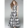 Повседневные платья 2023 Дизайн моды Destry Runway Summer Dress Женское вышивание.