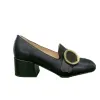 Женские квадратные туфли для ботинки буква весенняя осенняя ковлака с пряжкой на высоких каблуках.