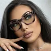 Lunettes de soleil Tendance Optical Reading Lunes Femmes Blue Light Filtre Cat Eye Léopard Thé Vision Coins Cédynamismes DIOPTEURS D'ÉGAGE 0 261M