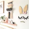 Wall Stickers Wooden Ear Sticker Nordic Style Home Decor DIY Wood Room Kawaii Decoration INS Props Teen