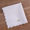 Table Napkin N042 White Cotton 12 Pieces 17"x17" 20"x20" Hand Crochet Lace Dinner Napkins