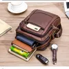 Evening Bags 2023 Fashion Vertical Cowhide Leather Male Commercial Bag Men's Briefcase Natural Skin Vintage Messenger Business