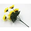 Decorative Flowers & Wreaths Fake Sunflower Artificial 7-head Realistic Lovely Silk Flower