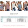 Women's Tanks Summer Women Fashion Knitted Spaghetti Sleeveless Shirt Loose Casual Striped Color Block Vest Strappy Solid White Cami Tank