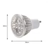 10pcs/lot GU10 LED LAMP 5W مصابيح دافئة أبيض دافئة مع خمسة عوارض لتوفير الطاقة في المنزل مصابيح توفير الطاقة