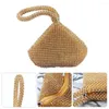 Evening Bags Luxury Purse Small Zipper Glitter Triangle Women Handbag Wedding Rhinestone Gift Bag Party Fashion Bling Prom Clutch