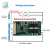 BMS 10S 36V 15A Li-Ion Lipolymer 18650 Batterie Lade Board Kurzschluss Schutz Gemeinsamen Port Für Ebike Escooter