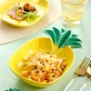 Plates Creative Yellow Pineapple Fruit Bowl Ceramic Plate Rice Simple Salad Cartoon Ins Western