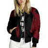 Damenjacken, lässig, Street-Style, Damen, Frühling und Herbst, Basic-Druck, Bomberjacke, Reißverschluss, Mäntel, modisch, langärmelig, weiblich, schlank, Outer